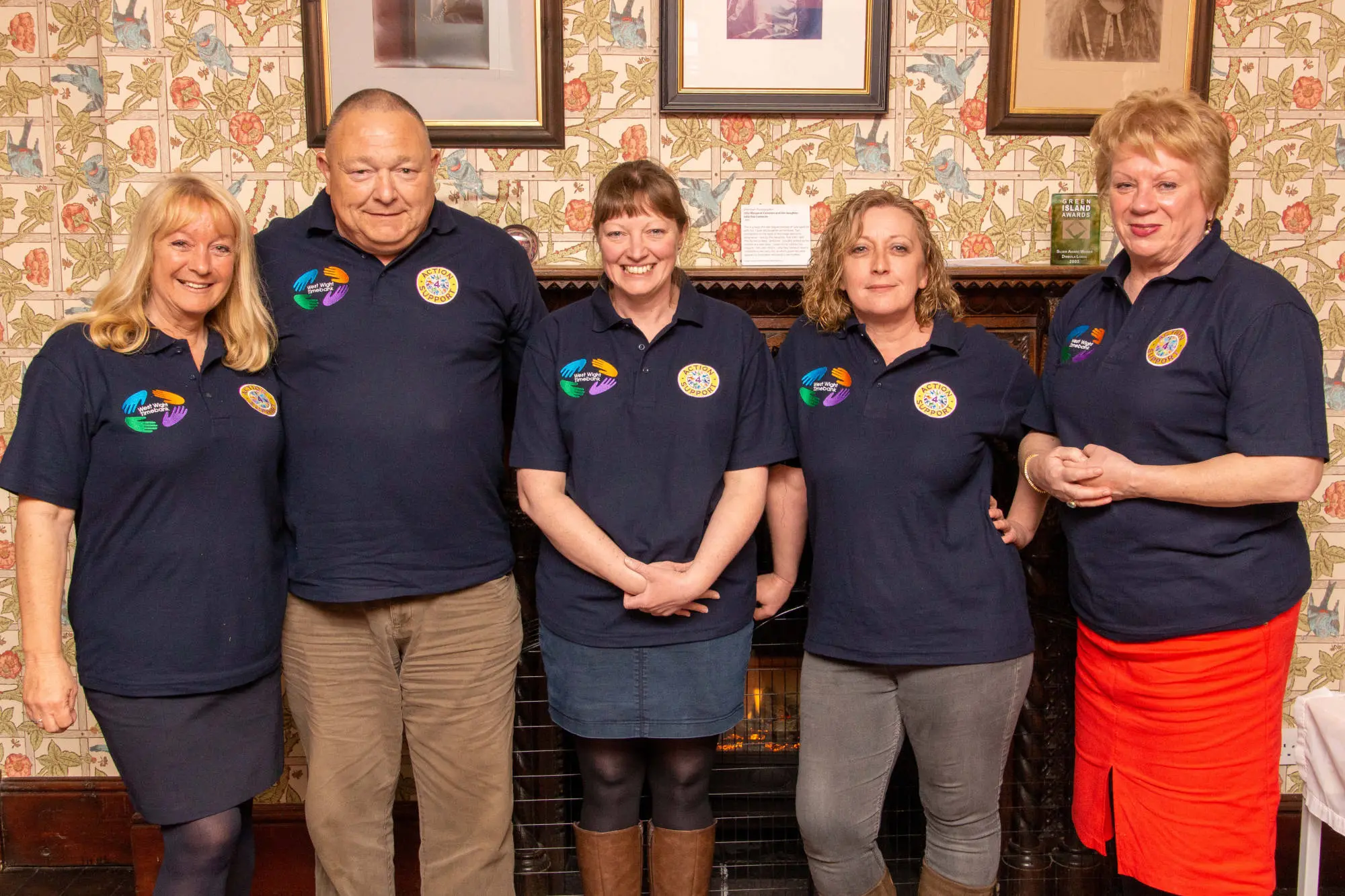 Members of the Timebank team at Action 4 Support launch